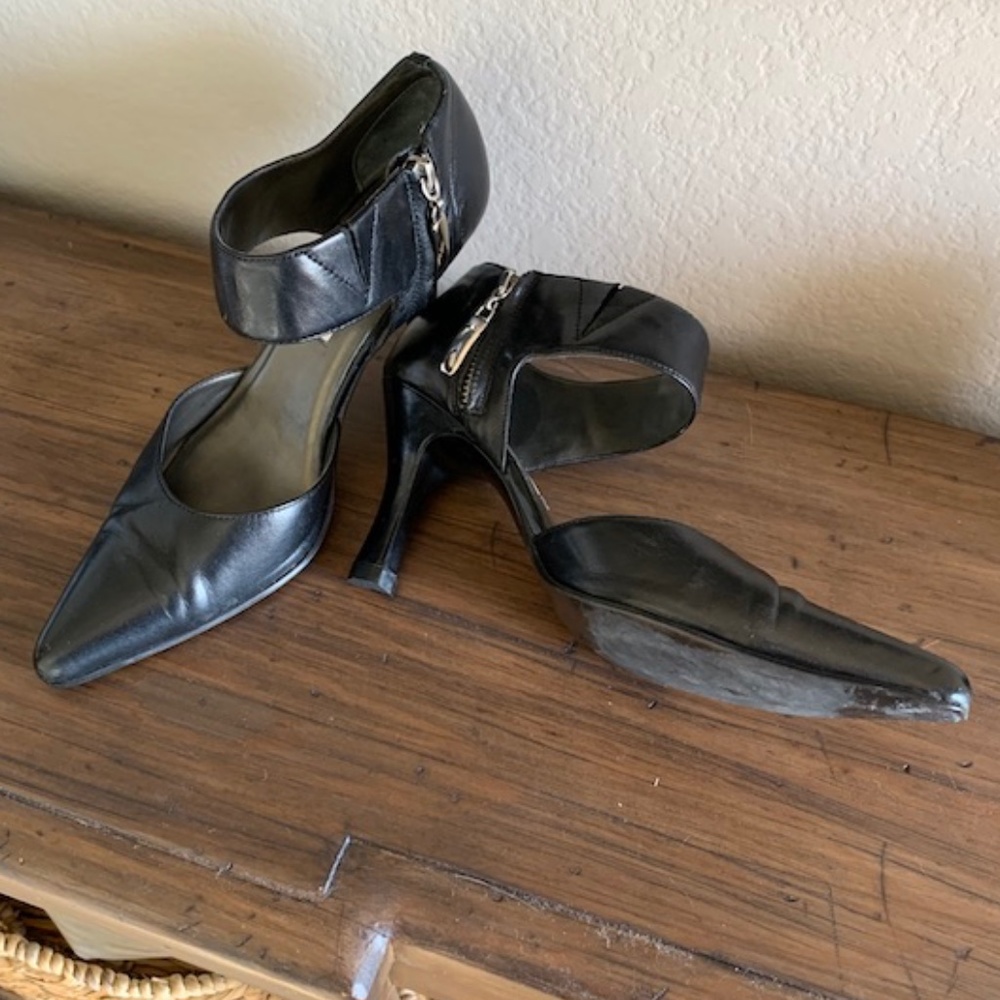 Ann Marino Belt & Zip pumps